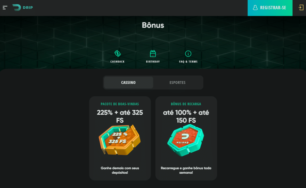 Bet com bônus